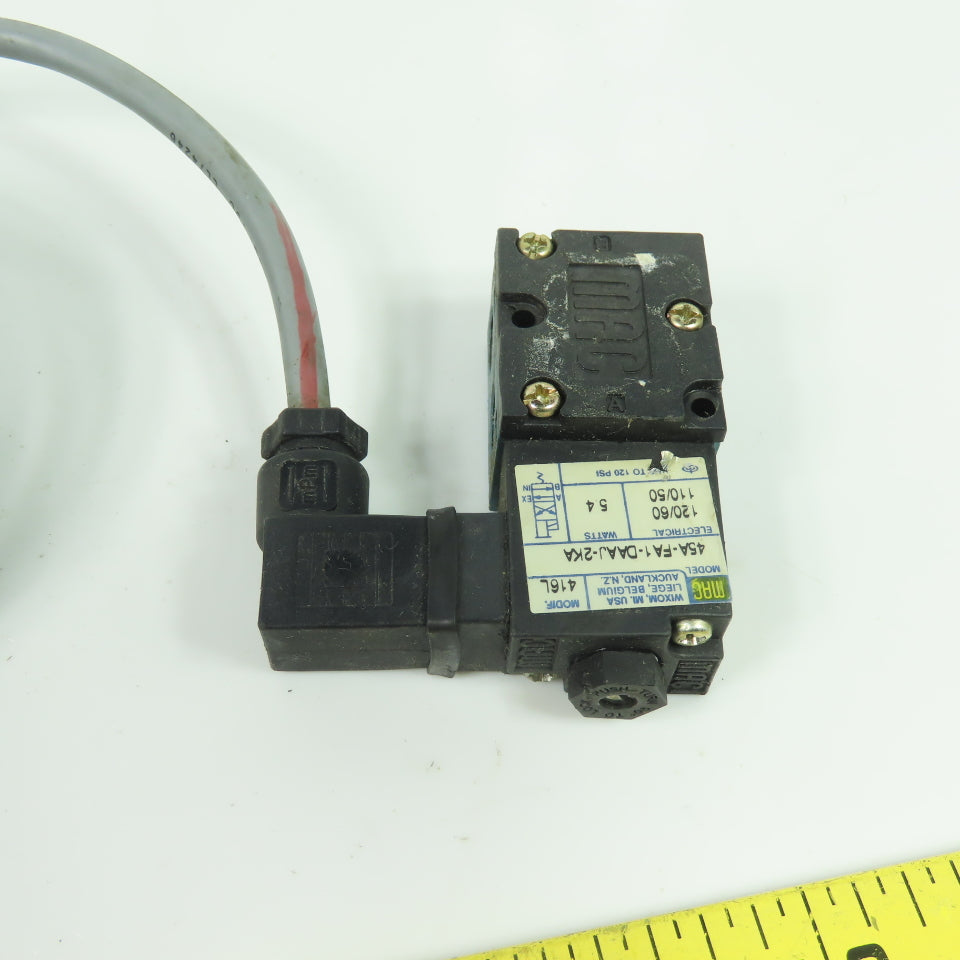 Mac 45A-FA1-DAAJ-2KA Solenoid Valve 110/120V 5.4W 120PSI 1/8" NPT