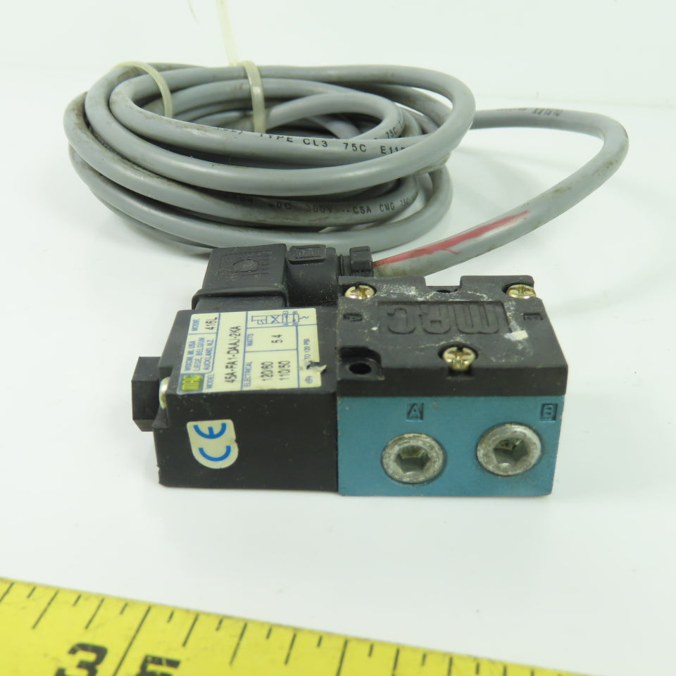 Mac 45A-FA1-DAAJ-2KA Solenoid Valve 110/120V 5.4W 120PSI 1/8" NPT