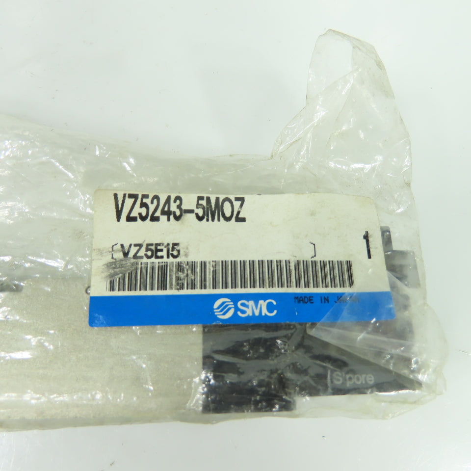 SMC VZ5243-5MOZ 2-Position Solenoid Valve 0.1-0.7MPa 24VDC NEW