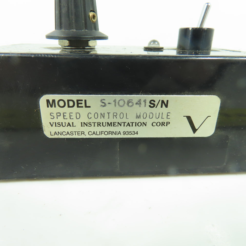 Visual Instrumentation Corp S-10641 Speed Control Module