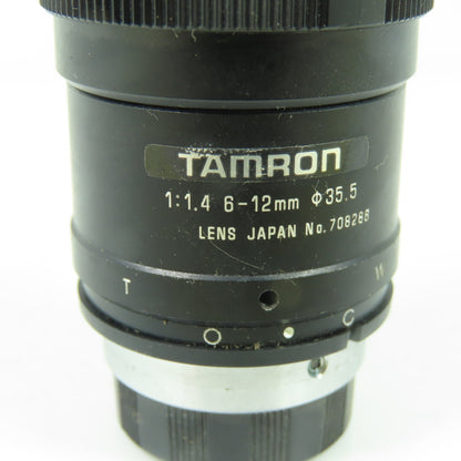 Tamron 1:1.4 6-12 mm Camera Lens 35.5