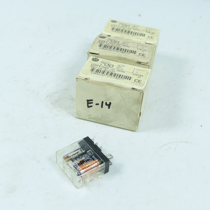 Allen-Bradley 700-HK36Z24 Slim Line Plug In Relay 24VDC Ser A Lot Of 3