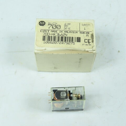 Allen-Bradley 700-HK36A24 Slim Line Plug In Relay 24V AC 50/60HZ Ser A