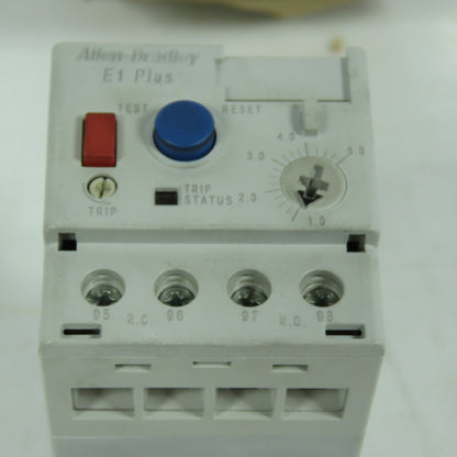 Allen-Bradley 193-ED1CP E1 Plus Overload Relay 1.0-5.0A Class 10 (Broken Foot)