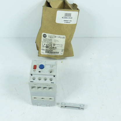 Allen-Bradley 193-ED1CP E1 Plus Overload Relay 1.0-5.0A Class 10 (Broken Foot)