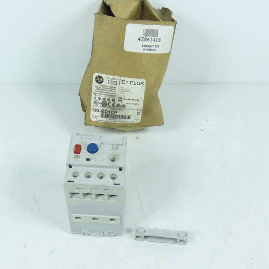 Allen-Bradley 193-ED1CP E1 Plus Overload Relay 1.0-5.0A Class 10 (Broken Foot)