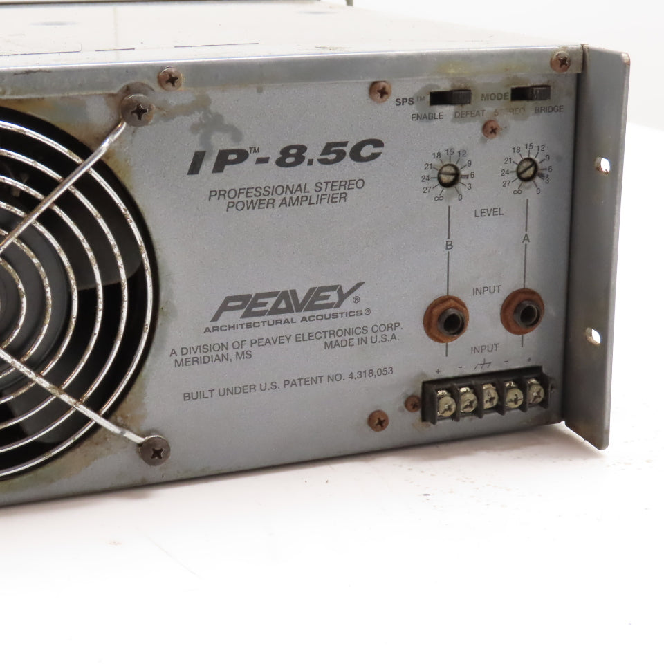 Peavey IP-8.5C Professional Stereo Power Amplifier 550W x 2 Rack Mount Tested