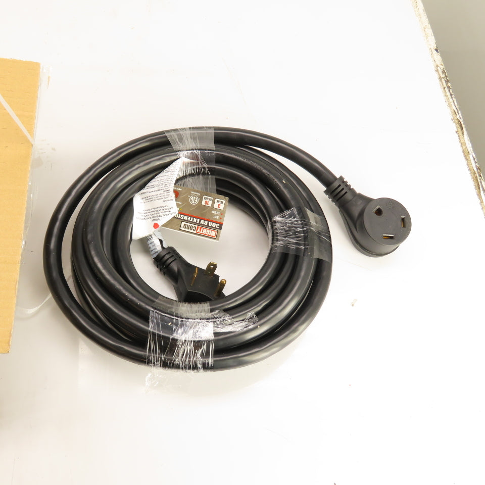 Valterra A10-3025E Mighty Cord 30A 25ft RV Extension Cord TT-30P to TT-30R Lot/2