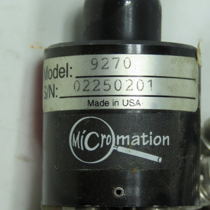 Micromation 9270 Fiber Optic Light Guide Armored Flexible Cable