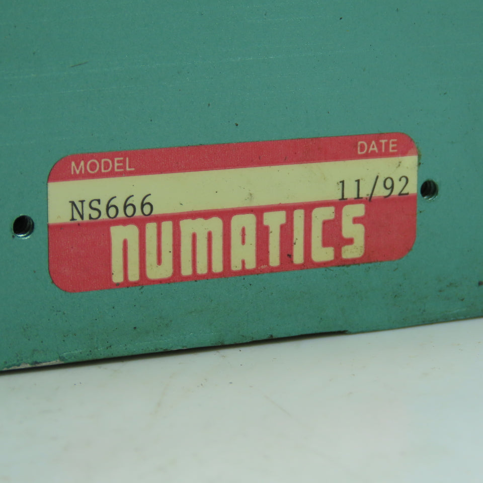 Numatics NS666 Pneumatic Spring Return Foot Pedal Valve with Guard