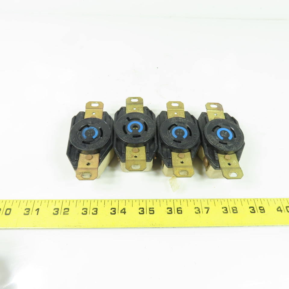 Hubbell Twist-Lock 20A 250V 2-Pole 3-Wire Receptacle Lot Of 5