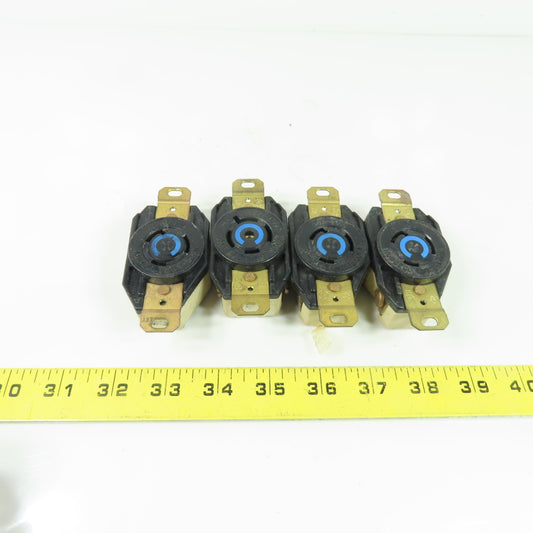 Hubbell Twist-Lock 20A 250V 2-Pole 3-Wire Receptacle Lot Of 5