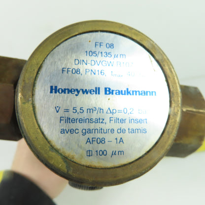 Honeywell Braukmann AF08-1A FF 08 Water Filter 105/135um