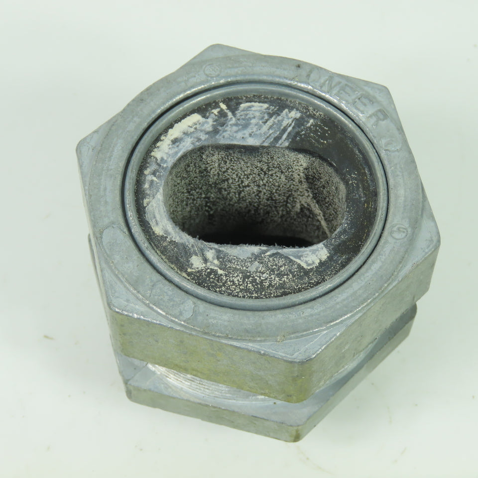Neer 1-1/2" NPT Festoon Flat Cable Cord Grip 1.38" x 0.87" Hole