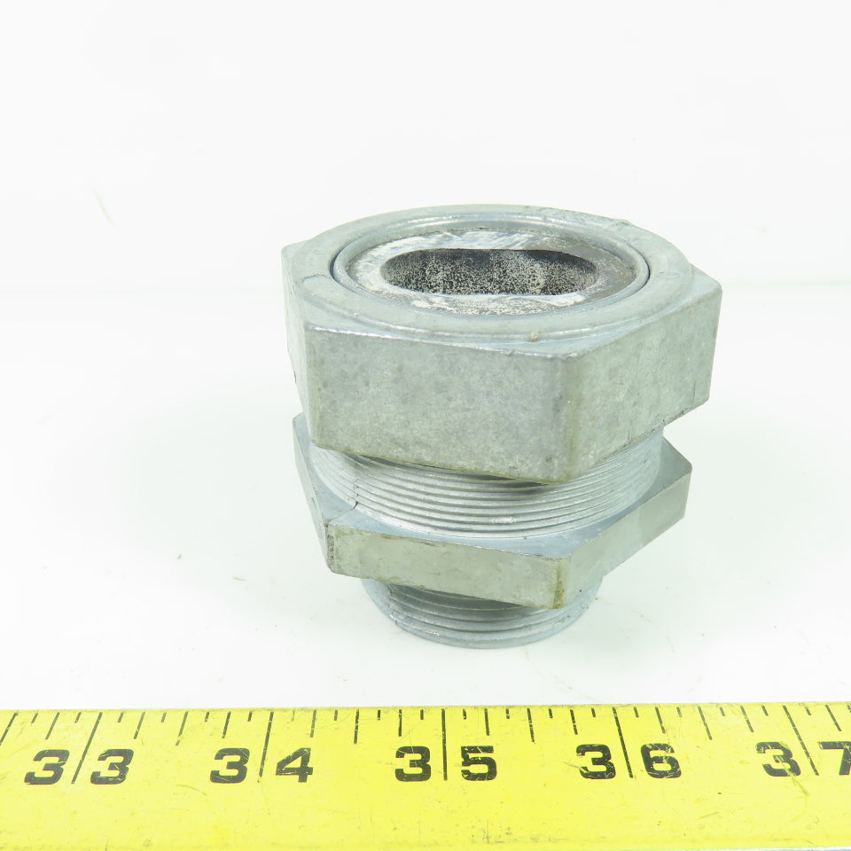 Neer 1-1/2" NPT Festoon Flat Cable Cord Grip 1.38" x 0.87" Hole