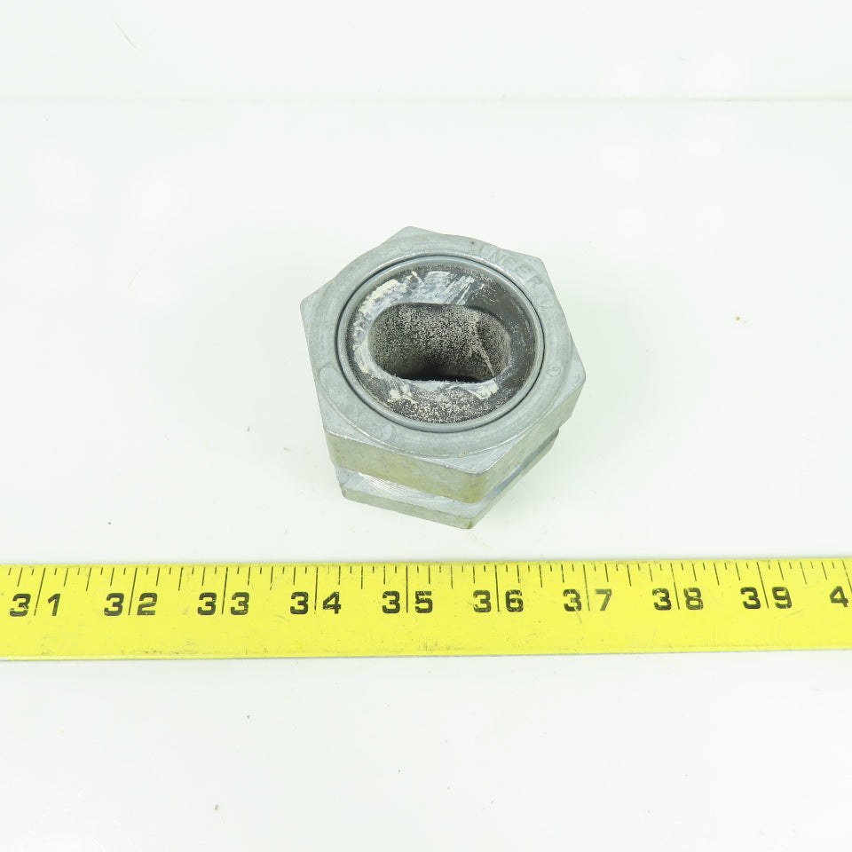 Neer 1-1/2" NPT Festoon Flat Cable Cord Grip 1.38" x 0.87" Hole