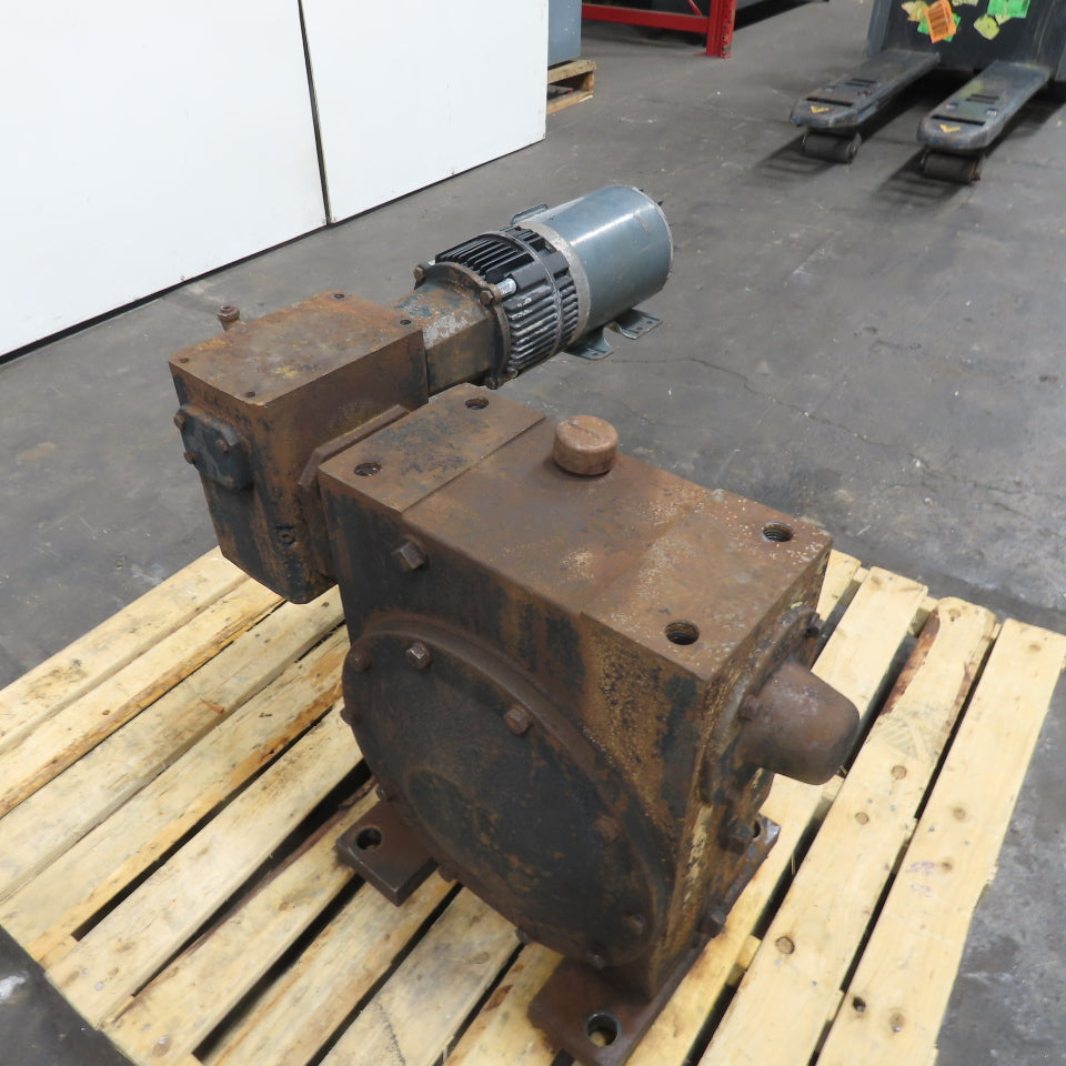1HP Gear Motor 1RPM Output 230/460V 3Ph 90VDC Clutch