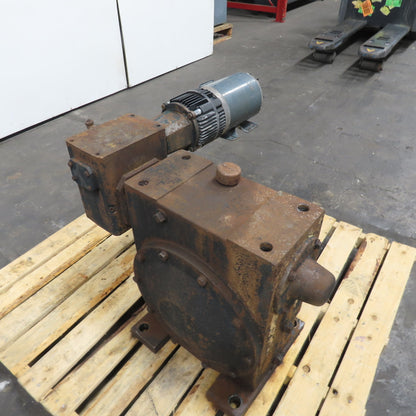1HP Gear Motor 1RPM Output 230/460V 3Ph 90VDC Clutch