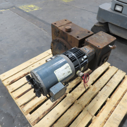 1HP Gear Motor 1RPM Output 230/460V 3Ph 90VDC Clutch