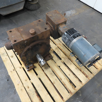 1HP Gear Motor 1RPM Output 230/460V 3Ph 90VDC Clutch