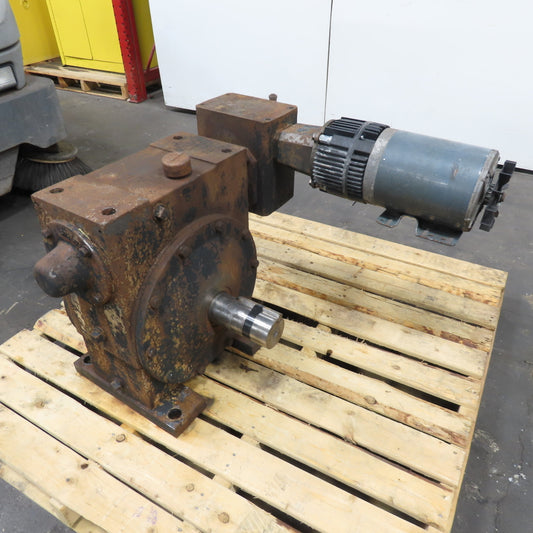 1HP Gear Motor 1RPM Output 230/460V 3Ph 90VDC Clutch