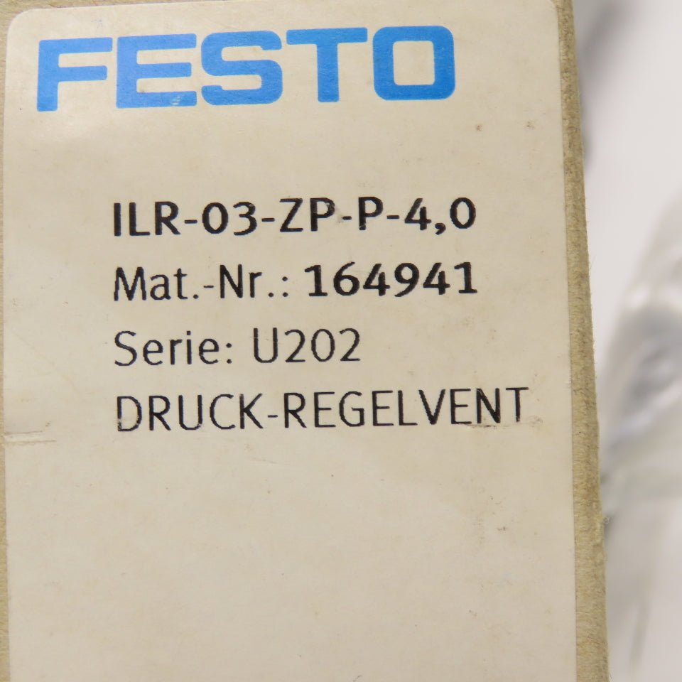 Festo ILR-03-ZP-P-4.0 0-116PSI Air Pressure Regulator
