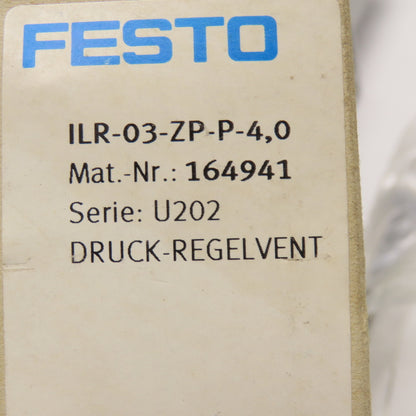 Festo ILR-03-ZP-P-4.0 0-116PSI Air Pressure Regulator