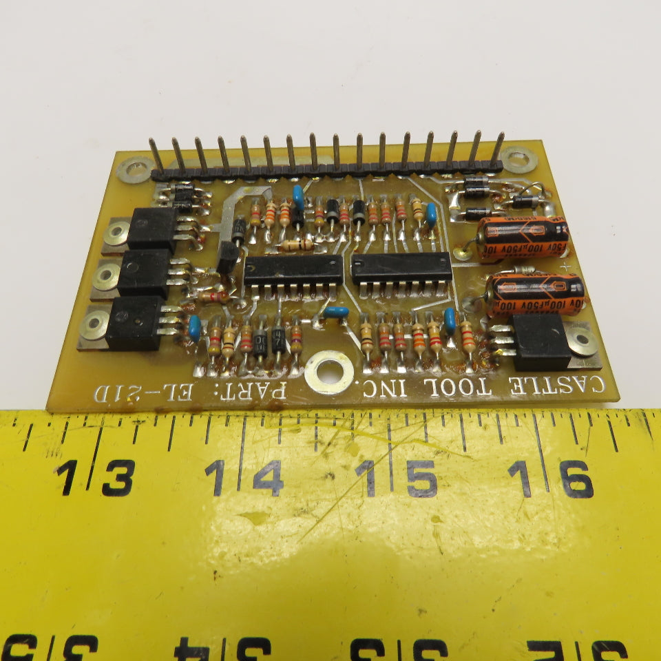 Castle EL-21D Control Circuit Board Old Style For TSM-21 Pocket Cutter Tested