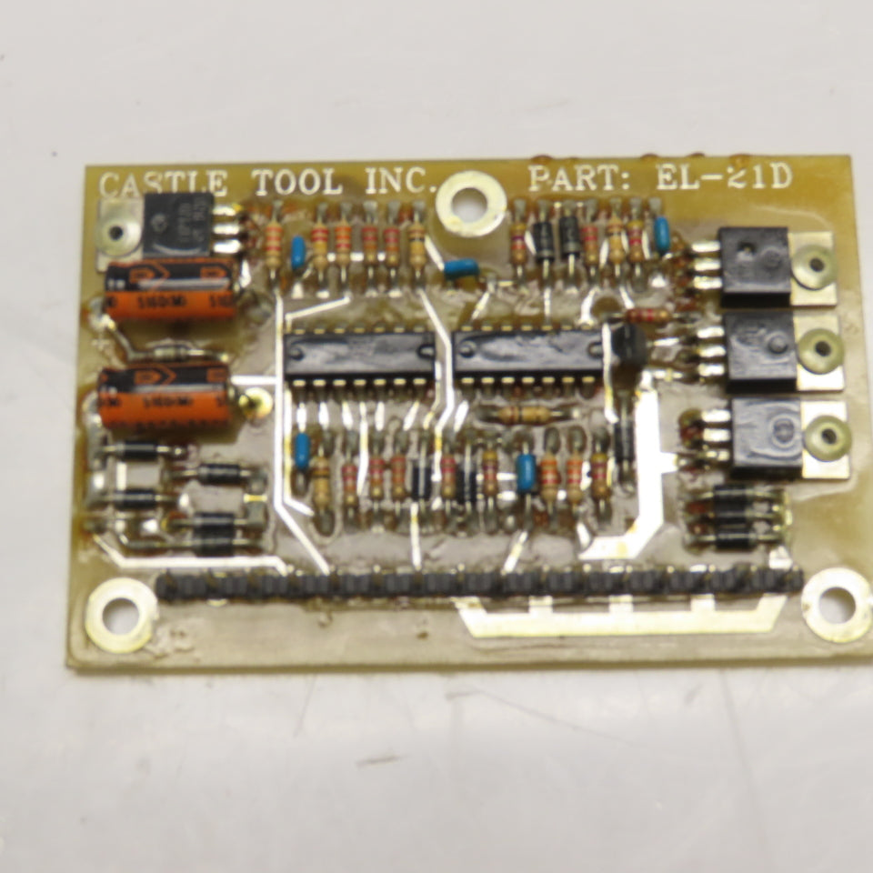 Castle EL-21D Control Circuit Board Old Style For TSM-21 Pocket Cutter Tested