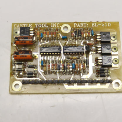 Castle EL-21D Control Circuit Board Old Style For TSM-21 Pocket Cutter Tested