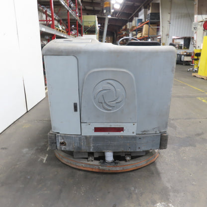 Advance Nilfisk Captor 4800 LPG Ride On Floor Sweeper Scrubber 62" Sweep 1970Hrs