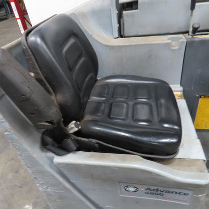 Advance Nilfisk Captor 4800 LPG Ride On Floor Sweeper Scrubber 62" Sweep 1970Hrs