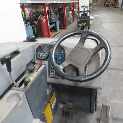 Advance Nilfisk Captor 4800 LPG Ride On Floor Sweeper Scrubber 62" Sweep 1970Hrs