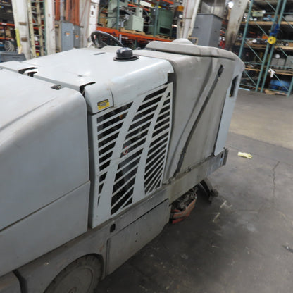 Advance Nilfisk Captor 4800 LPG Ride On Floor Sweeper Scrubber 62" Sweep 1970Hrs