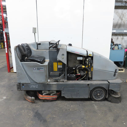 Advance Nilfisk Captor 4800 LPG Ride On Floor Sweeper Scrubber 62" Sweep 1970Hrs