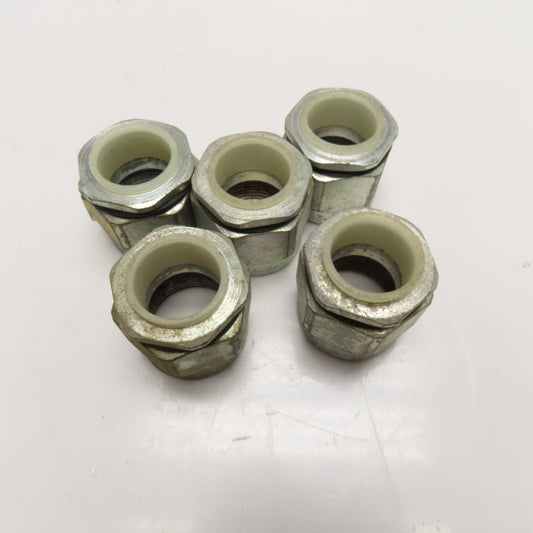 Appleton HUB100 1" IMC Rigid Conduit Hub Electroplated Zinc Lot Of 5