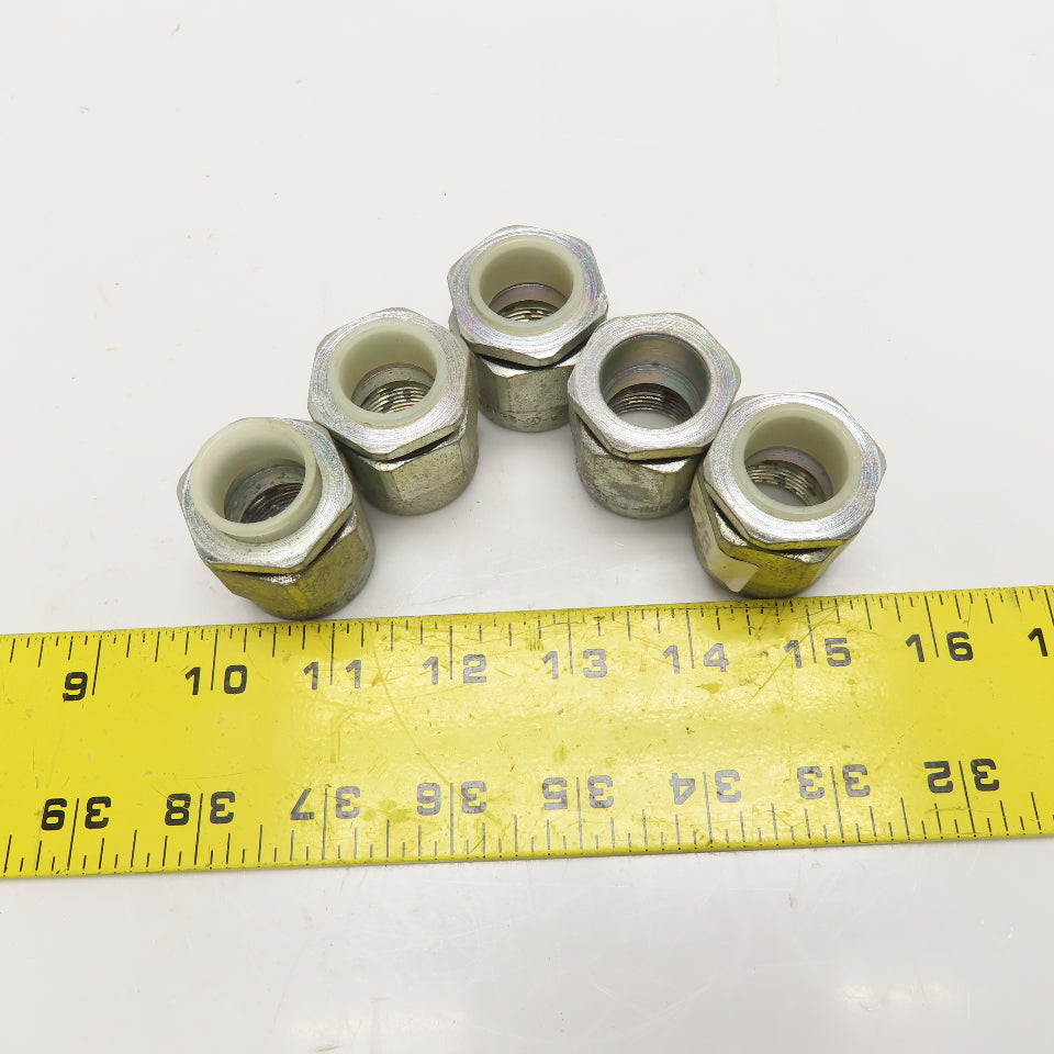 Appleton HUB75 3/4" IMC Rigid Conduit Hub Electroplated Zinc Lot Of 5