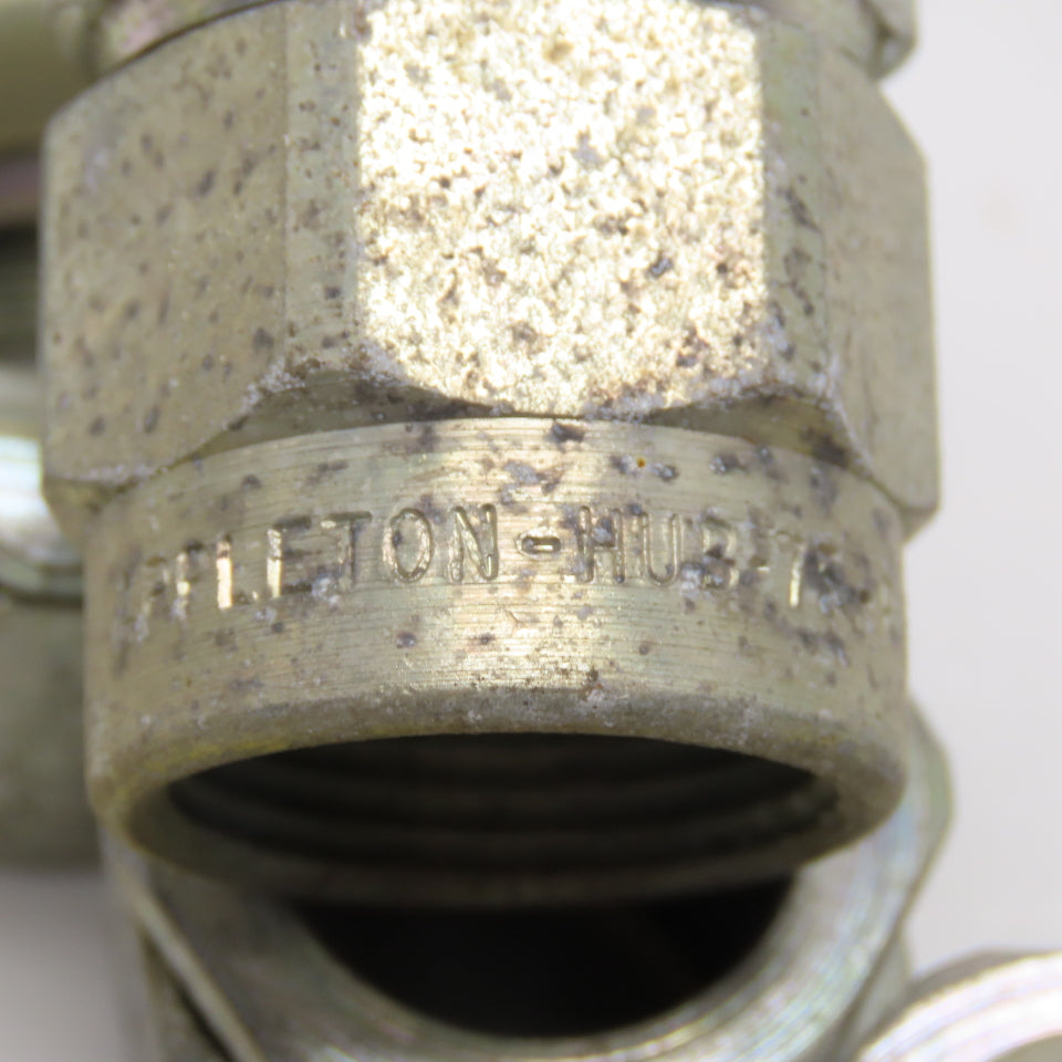 Appleton HUB75 3/4" IMC Rigid Conduit Hub Electroplated Zinc Lot Of 5