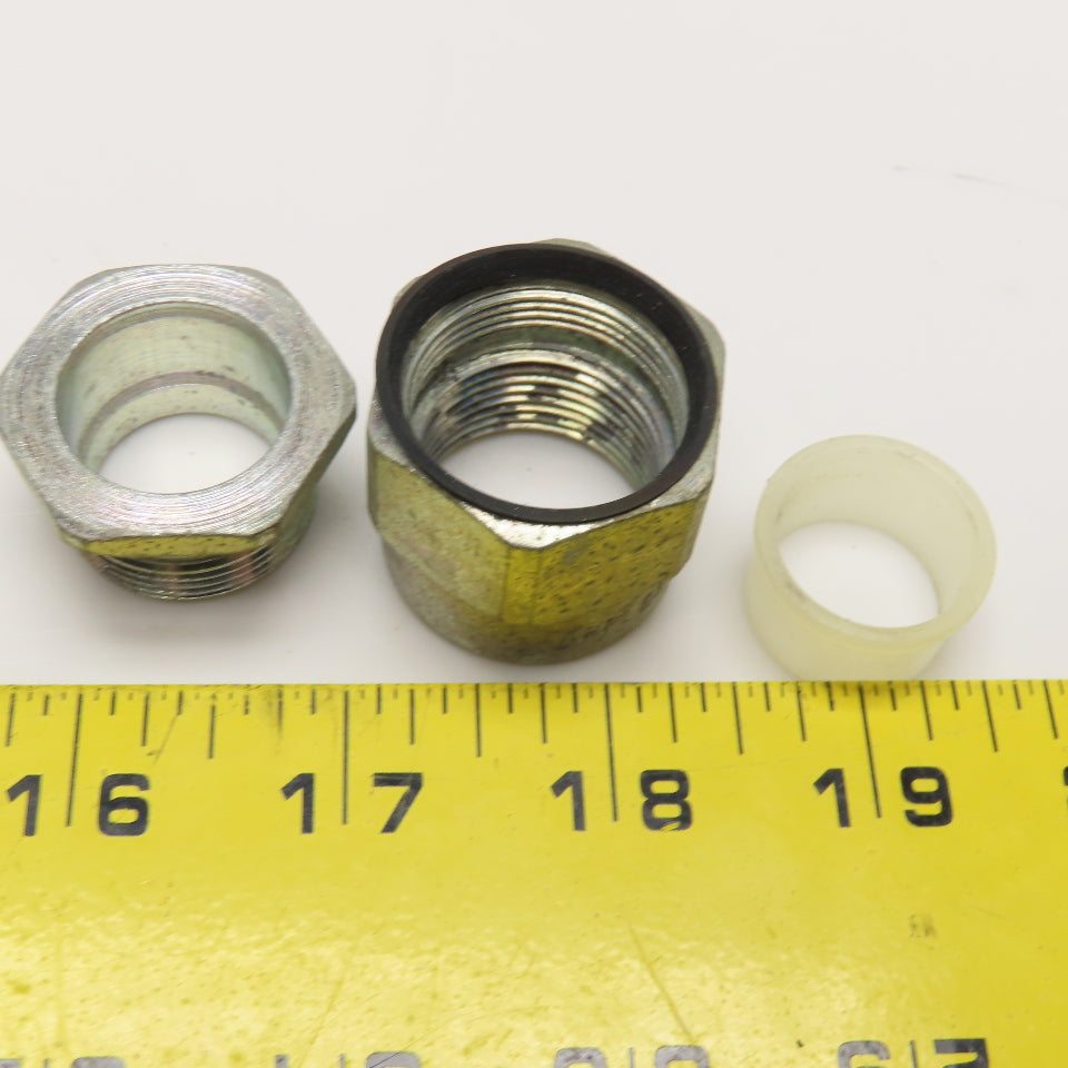 Appleton HUB75 3/4" IMC Rigid Conduit Hub Electroplated Zinc Lot Of 5