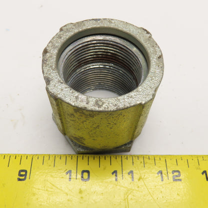 Appleton 1-1/4" IMC Rigid Conduit 3 Piece Coupling Electroplated Zinc