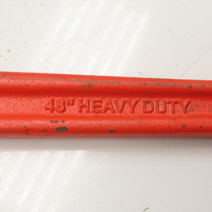 RIDGID 31040 48" Heavy Duty Straight Pipe Wrench 6" Capacity (Clean)