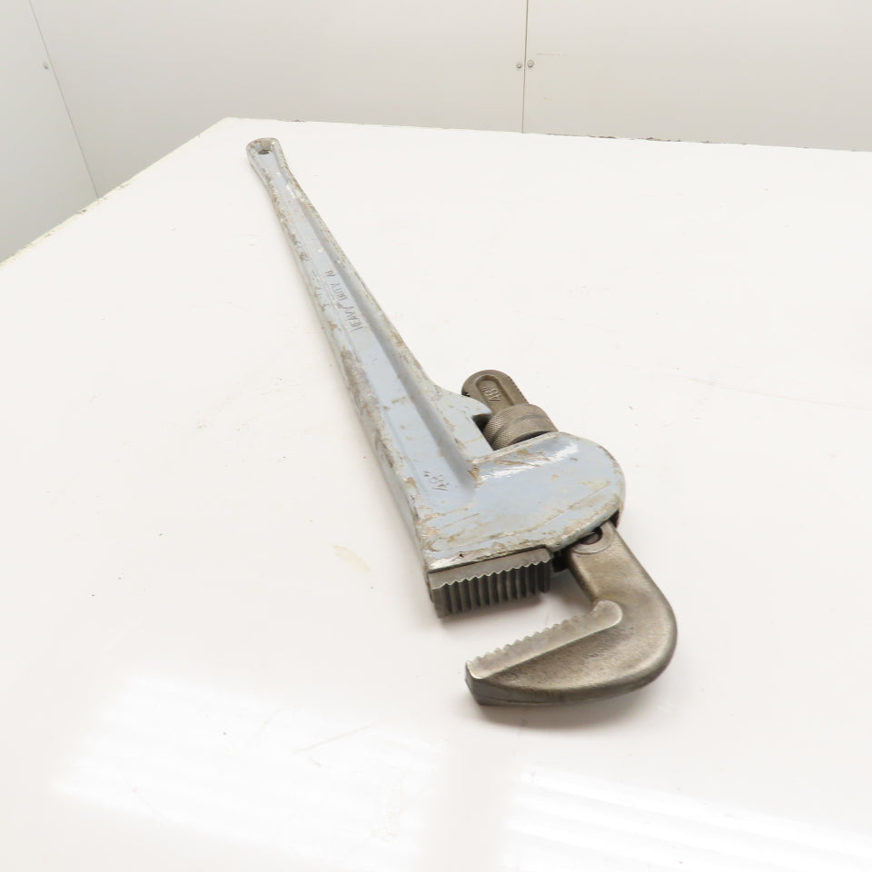 Pittsburg 48" Aluminum Straight Pipe Wrench 4.5" Capacity
