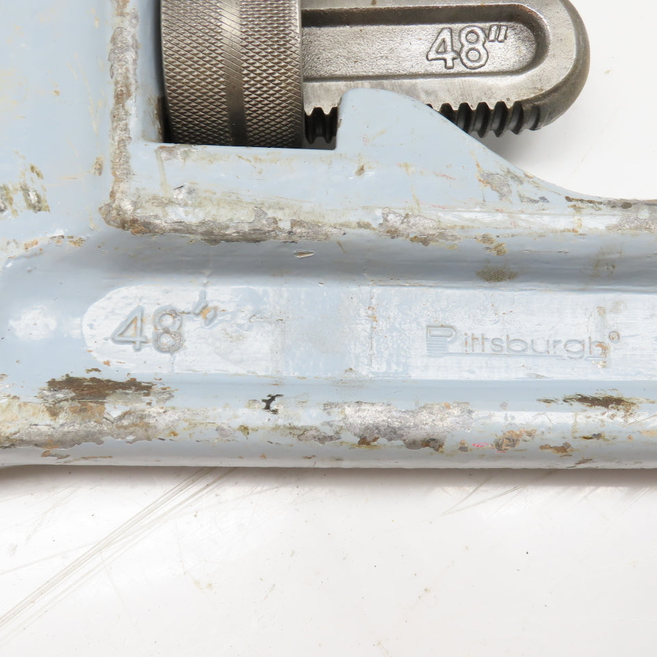 Pittsburg 48" Aluminum Straight Pipe Wrench 4.5" Capacity
