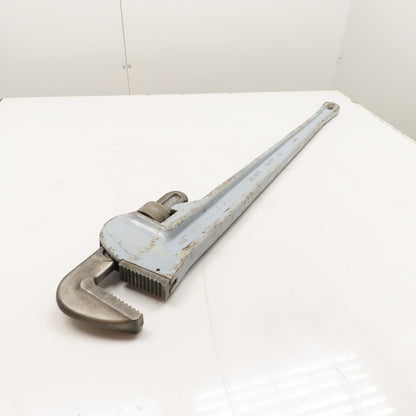 Pittsburg 48" Aluminum Straight Pipe Wrench 4.5" Capacity