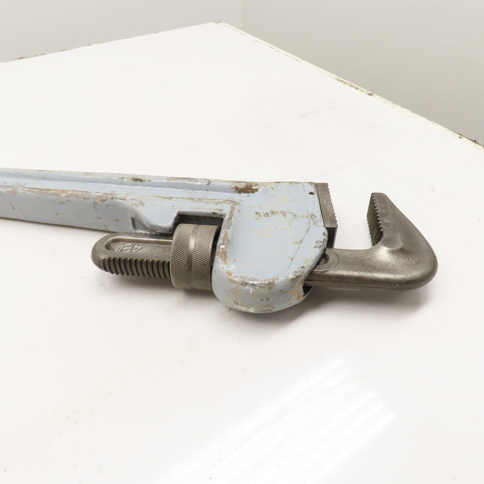 Pittsburg 48" Aluminum Straight Pipe Wrench 4.5" Capacity