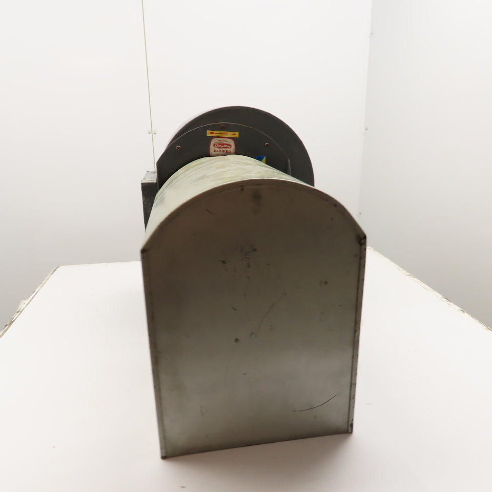 Dayton 3C716 1/2HP 10-1/2" Wheel Belt Drive Blower 208-230/440V 3Ph Tested