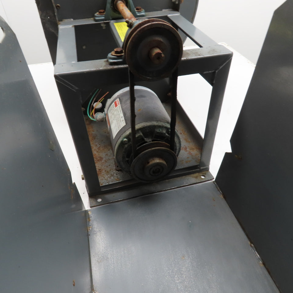 Dayton 3C716 1/2HP 10-1/2" Wheel Belt Drive Blower 208-230/440V 3Ph Tested