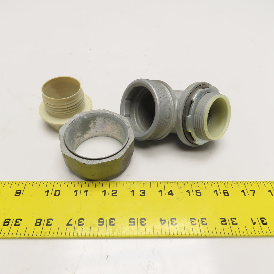 Appleton 1-1/2STNM 2" NM Conduit Elbow 90° Insulated