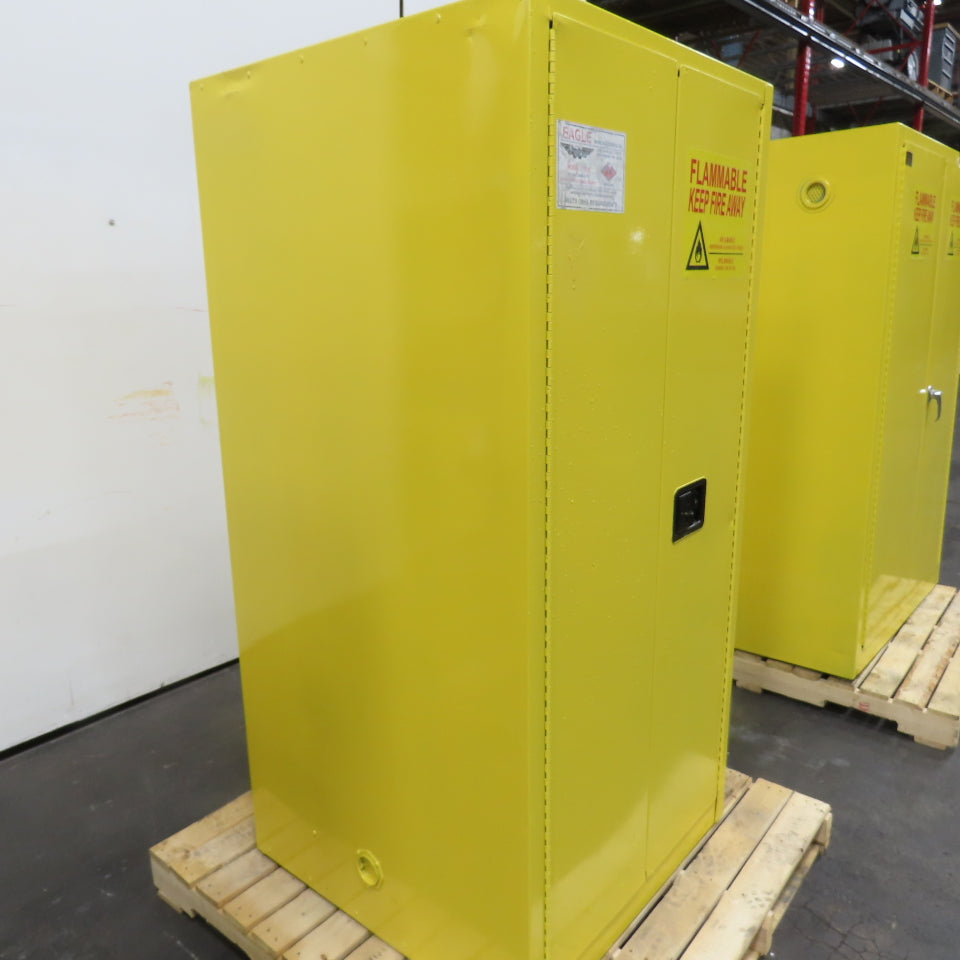 Eagle Model 1926 55 Gallon Flammable Liquid Storage Cabinet 31.5" x 31.5" x 65"