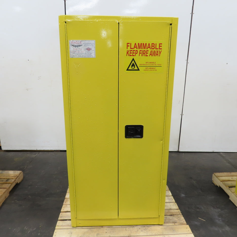 Eagle Model 1926 55 Gallon Flammable Liquid Storage Cabinet 31.5" x 31.5" x 65"